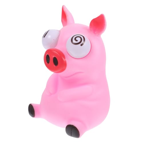 UPKOCH Squeeze-Spielzeug Für Stressabbau Niedliches Schwein Mit Großen Augen Kompaktes Antistress-Spielzeug Perfektes Für Für Partys Dekoration von UPKOCH