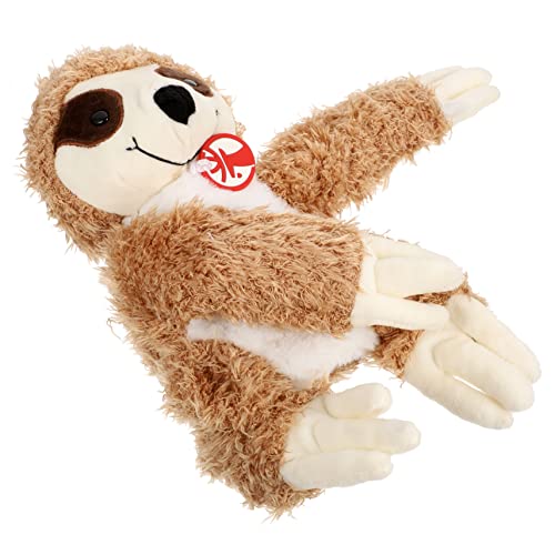 UPKOCH Realistische Faultier Handpuppe aus Weichem Interaktives Pädagogisches für Lebensechte Tierfigur mit Beweglichem Mund zum Geschichtenerzählen und Rollenspielen von UPKOCH