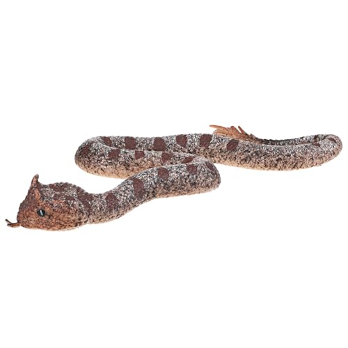 UPKOCH Realistische Gummischlange aus TPR-silikon Flexible Nachbildung der Pseudocerastes Urarachnoides Vielseitiges Halloween-dekorations Gartenspielzeug zum Erschrecken von Vögeln UPKOCH Realistische Gummischlange aus TPR-silikon Flexible Nachbildung der Pseudocerastes Urarachnoides Vielseitiges Halloween-dekorations Gartenspielzeug zum Erschrecken von Vögeln von UPKOCH