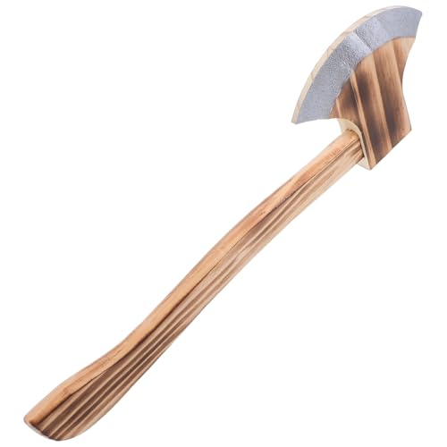 UPKOCH Realistische Holz Spielzeugaxt für Handgefertigtes Kostümzubehör für Halloween und Cosplay Sicher und Kinderfreundlich für Rollenspiele und Motto Partys Robustes Design von UPKOCH