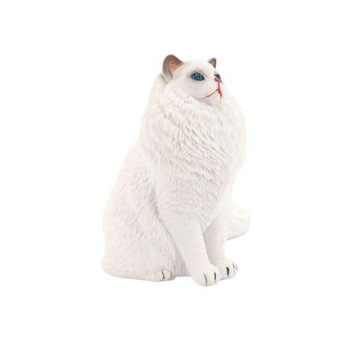 UPKOCH Realistische Katzenfigur aus Kunststoff Stabile Dekofigur für Tisch Pädagogisches Modell und Dekoratives Weißes Katzenornament für Zuhause und Unterricht UPKOCH Realistische Katzenfigur aus Kunststoff Stabile Dekofigur für Tisch Pädagogisches Modell und Dekoratives Weißes Katzenornament für Zuhause und Unterricht von UPKOCH