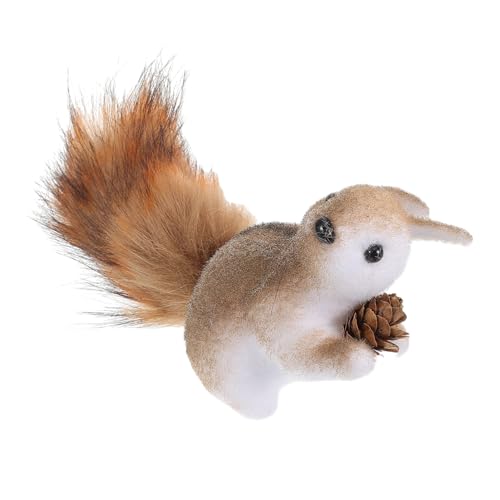 UPKOCH Realistisches Eichhörnchen Figur Ornament Für Außen Und Innendekorationen Ideal Für Eichhörnchen Partygeschenke Und Tier Tischdekorationen UPKOCH Realistisches Eichhörnchen Figur Ornament Für Außen Und Innendekorationen Ideal Für Eichhörnchen Partygeschenke Und Tier Tischdekorationen von UPKOCH