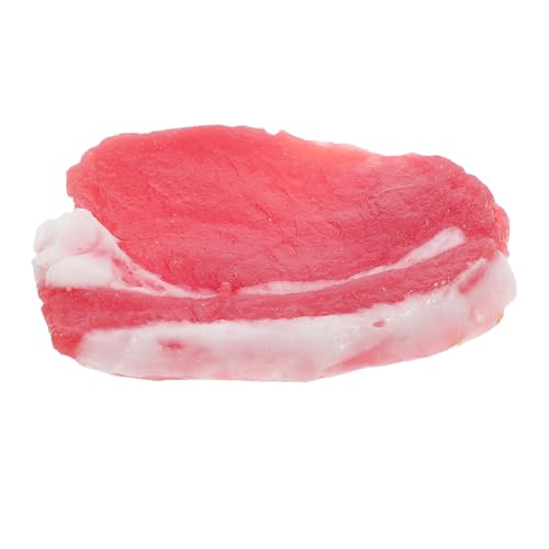 UPKOCH Realistisches Fake Schweinefleisch Modell Lebensnahe Fleischattrappe mit Detailgetreuer Oberfläche Langlebiges Restaurant Deko Prop Einfach zu Reinigen für Fotografie und von UPKOCH
