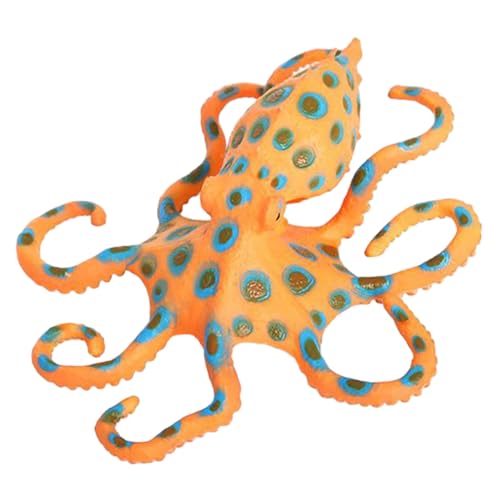 UPKOCH Realistisches Kleines Octopus Modell aus Kunststoff Dekorative Meeresfigur für Schreibtisch Zimmer und Garten Leichtes Langlebiges Tierornament für Wohn und Kinderzimmergestaltung von UPKOCH