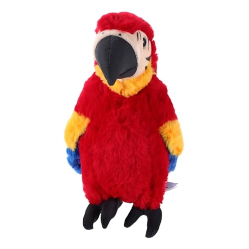 UPKOCH Realistisches Papagei Stofftier Plüschvogel Dekoration Kreatives Lustiges Design Lebensechte Flexible Deko für Party Wohnzimmer und Geschenkidee von UPKOCH