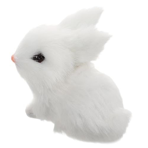 UPKOCH Realistisches Plüschtier Hase Ostern Weicher und Kuscheliger Osterhase aus Hochwertigem Plüsch Detailgetreu Gearbeitet Osterdekoration für von UPKOCH