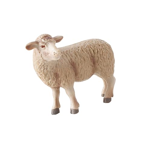 UPKOCH Realistisches Schaf Modell Simuliertes Tier Deko für Beige Künstliche Tierfigur als Tisch Ornament für Zuhause oder Büro Tolles für Familien und Freunde UPKOCH Realistisches Schaf Modell Simuliertes Tier Deko für Beige Künstliche Tierfigur als Tisch Ornament für Zuhause oder Büro Tolles für Familien und Freunde von UPKOCH