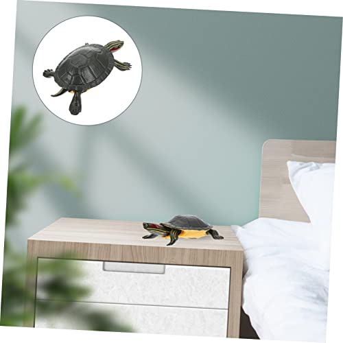 UPKOCH Realistisches Schildkröten Modell Langlebigem Kunststoff Pädagogisches Lernspielzeug für Kreativität und Farberkennung Detailgetreues Tiermodell für Kinderzimmerdekoration von UPKOCH