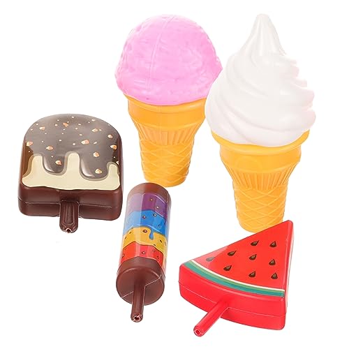 UPKOCH Realistisches Spielessen Eiscreme Sicher Abgerundete Kanten Kreatives Rollenspiel für Kleinkinder Lernspielzeug für Mädchen und Jungen UPKOCH Realistisches Spielessen Eiscreme Sicher Abgerundete Kanten Kreatives Rollenspiel für Kleinkinder Lernspielzeug für Mädchen und Jungen von UPKOCH