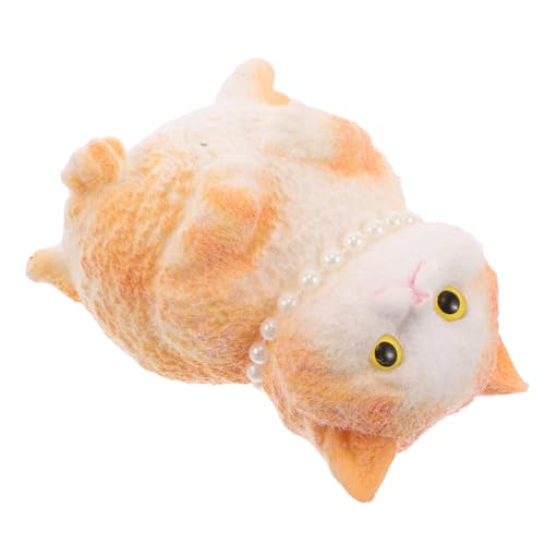 UPKOCH Realistisches Weiches Squishy Chubby Cat Stressball zum Entspannen Niedliches Kätzchenspielzeug Handliches Lustiges Druckspielzeug für Erwachsene UPKOCH Realistisches Weiches Squishy Chubby Cat Stressball zum Entspannen Niedliches Kätzchenspielzeug Handliches Lustiges Druckspielzeug für Erwachsene von UPKOCH