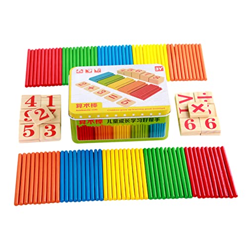 UPKOCH Rechenstäbchen Holzspielzeug Mathematik Lernspielzeug Frühförderung Interaktives Pädagogisches für Grundschule Jungen Mädchen UPKOCH Rechenstäbchen Holzspielzeug Mathematik Lernspielzeug Frühförderung Interaktives Pädagogisches für Grundschule Jungen Mädchen von UPKOCH