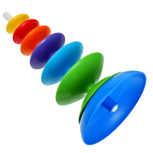 UPKOCH Lustiges Regenbogen-stapelspielzeug Stapel-Clogs Kleinkindspielzeug Interaktives Unterhaltsames Und Pädagogisches Spielzeug Für Kinder von UPKOCH