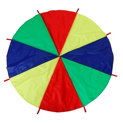UPKOCH Regenbogenschirm Trampolin Fallschirm Lauffallschirm Speed Trainingsfallschirm Zelt Fallschirm Für Fallschirmspringen Raketenfallschirm Kleiner Fallschirm Für Fallschirmlichter von UPKOCH