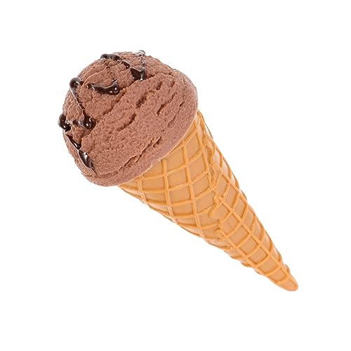 UPKOCH -Requisiten falsches Kunsteis realistisch künstlich gefälscht Kind Anzeige Prop- Eiscreme -Kegelprobe Eiscrememodell Modell Einer Eistüte Eisspielzeug PVC Schokolade von UPKOCH