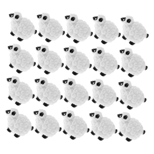 UPKOCH 20 Stücke Mini Schafe Harz Tierfiguren Garten Ornament Liebe Zum Detail Einzigartige Landschaftszubehör UPKOCH 20 Stücke Mini Schafe Harz Tierfiguren Garten Ornament Liebe Zum Detail Einzigartige Landschaftszubehör von UPKOCH
