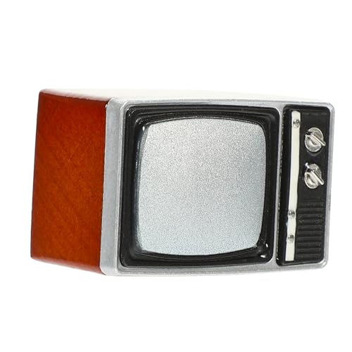 UPKOCH Retro-tv-Modell Desktop-Modell Puppenhaus- -Requisite Zarter Miniaturfernseher Zubehör Für Puppenhäuser Entzückende Puppenmöbel Mini-hausverzierung Desktop-Ornament Legierung UPKOCH Retro-tv-Modell Desktop-Modell Puppenhaus- -Requisite Zarter Miniaturfernseher Zubehör Für Puppenhäuser Entzückende Puppenmöbel Mini-hausverzierung Desktop-Ornament Legierung von UPKOCH