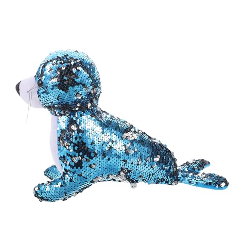 UPKOCH Robbenpuppe Meereskreatur Plüsch Plüschtiere Für Meerestiere Aus Plüsch Seetierspielzeug Tierpuppen Für Süßes Stofftier Kleine Tierfiguren Kurzer Plüsch Blue von UPKOCH