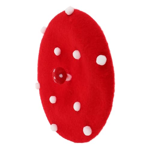 UPKOCH Rote Wollmütze Für Mädchen Klassische Französische Baskenmütze Für Junge Mädchen Süßer Kawaii-look Warm Und Weich Für Wintertage Stilvolles Accessoire Für Kleine UPKOCH Rote Wollmütze Für Mädchen Klassische Französische Baskenmütze Für Junge Mädchen Süßer Kawaii-look Warm Und Weich Für Wintertage Stilvolles Accessoire Für Kleine von UPKOCH