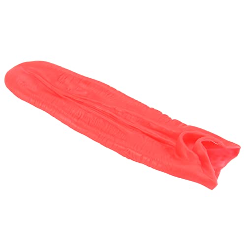 UPKOCH Rote Lange Realistische Zungenrequisite aus Robustem Gummi für Halloween Cosplay Party Festival Kreative Gruselige Dekoration für Haunted House und Kostüm Events von UPKOCH