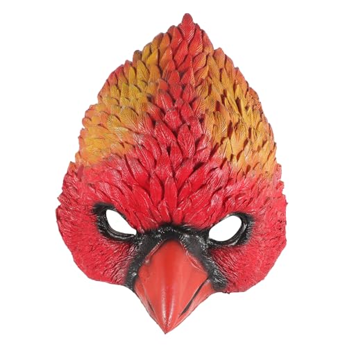 UPKOCH Rote Vogelkopf Maske Tierisches Kostüm Zubehör für Karneval Halloween Fasching Leicht und Tragbar für Party und Maskenball UPKOCH Rote Vogelkopf Maske Tierisches Kostüm Zubehör für Karneval Halloween Fasching Leicht und Tragbar für Party und Maskenball von UPKOCH