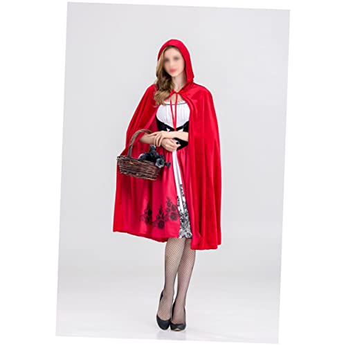 UPKOCH Rotkäppchen Kostüm Für Frauen Elegantes Halloweenkostüm Rot Ideales Kostüm Für Karneval Und Fasching Inspiriert Von Märchenfiguren Und Gothic Stil UPKOCH Rotkäppchen Kostüm Für Frauen Elegantes Halloweenkostüm Rot Ideales Kostüm Für Karneval Und Fasching Inspiriert Von Märchenfiguren Und Gothic Stil von UPKOCH