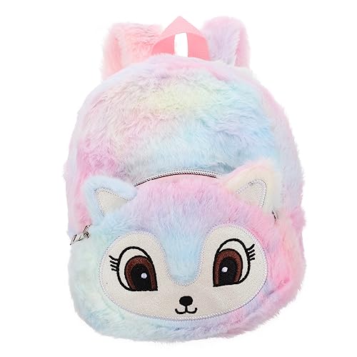 UPKOCH Rucksack schultüte büchertasche Back Bag for Women Lightweight Backpack Schulranzen für Mädchen Mädchen Handtasche Aufbewahrungstasche lässige Umhängetasche Plüsch Colorful UPKOCH Rucksack schultüte büchertasche Back Bag for Women Lightweight Backpack Schulranzen für Mädchen Mädchen Handtasche Aufbewahrungstasche lässige Umhängetasche Plüsch Colorful von UPKOCH