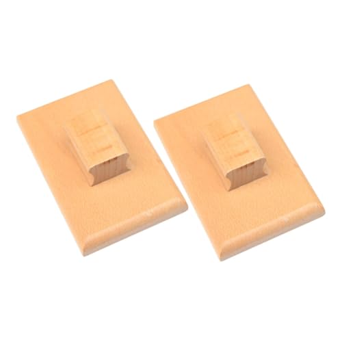 UPKOCH Sandbrett Aus Holz Band Instrument Eierbecher Für Ton Kastagnetten Für Shaker Rhythmus Bongos Schlagzeug Xylophon Percussion-kastagnetten Kinderspielzeug Buchenholz von UPKOCH