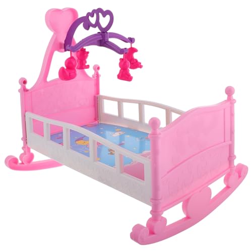 UPKOCH Satz Schaukelbett für Puppen Sommerprodukt-Sitzkissen großes Puppenhaus Krippe Spielzeughaus Miniatur-Fußball puppenmöbel Miniaturmöbel Miniaturbett Betten Plastik UPKOCH Satz Schaukelbett für Puppen Sommerprodukt-Sitzkissen großes Puppenhaus Krippe Spielzeughaus Miniatur-Fußball puppenmöbel Miniaturmöbel Miniaturbett Betten Plastik von UPKOCH