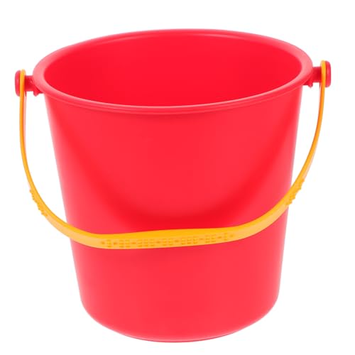 UPKOCH Schneeeimer Kleiner Eimer Wassereimer Sandeimer Sandstrandeimer Sandspieleimer Sommerstrandeimer Sandeimer Strandspielzeug Sandbuddeleimer Rot Kunststoff UPKOCH Schneeeimer Kleiner Eimer Wassereimer Sandeimer Sandstrandeimer Sandspieleimer Sommerstrandeimer Sandeimer Strandspielzeug Sandbuddeleimer Rot Kunststoff von UPKOCH