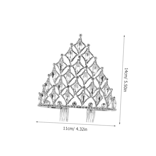 UPKOCH Schönheitswettbewerb-Krone Hochzeitskrone Hochzeit Stirnband Silver Bohren UPKOCH Schönheitswettbewerb-Krone Hochzeitskrone Hochzeit Stirnband Silver Bohren von UPKOCH