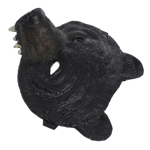 UPKOCH Schwarze Bärenmaske Schaumbärenmaske Tigermaske Maskeradeaufkleber Halbgesichtsbärenmaske Maskenballmasken Katzenmaske Maskenballmasken Frauen Tiere Fuchsmaske Dekorieren Sie von UPKOCH
