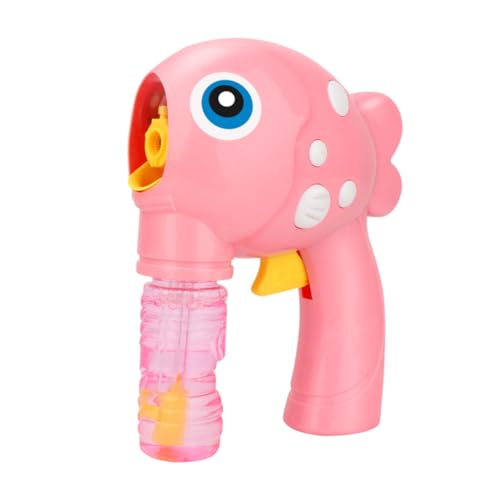 UPKOCH Seifenblasenmaschine Kinderfestival Kinderspielzeug Kinderspielzeug Kinderspielzeug Für Draußen Seifenblasengebläse Seifenblasenmaschine Rosa Kunststoff von UPKOCH