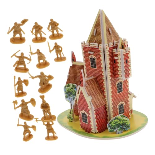 UPKOCH Mittelalterliche Burgritter-actionfiguren 100-teiliges Männerspielzeug Vintage-Soldaten-spielzeugset Für Kinderspiele von UPKOCH