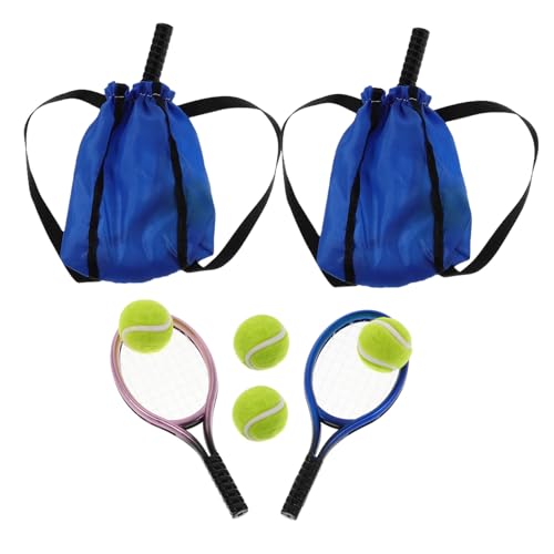 UPKOCH Set Mini Tennisschläger Puppenhaus Mini Zubehör Schreibtisch Dekoration Puppenhaus Miniatur Sportzubehör Spielhaus Zubehör Für Miniatur Tennisschläger Schlägertuch UPKOCH Set Mini Tennisschläger Puppenhaus Mini Zubehör Schreibtisch Dekoration Puppenhaus Miniatur Sportzubehör Spielhaus Zubehör Für Miniatur Tennisschläger Schlägertuch von UPKOCH