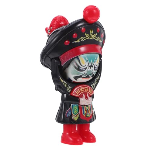 UPKOCH Sichuan Opern Gesicht Wandelnde Puppe Traditionell Kulturelle Chinesische Oper Spielfigur Robustes Dekor für Auto Armaturenbrett und Tisch von UPKOCH