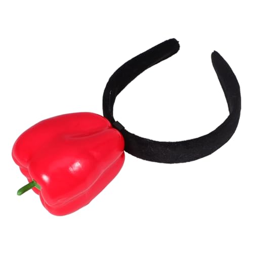 UPKOCH Simulation Rote Paprika Haarband Niedliches Kopfband für Party Leichtes Haaraccessoire Haltbar und Vielseitig für Fotoshootings und Alltagsstyling UPKOCH Simulation Rote Paprika Haarband Niedliches Kopfband für Party Leichtes Haaraccessoire Haltbar und Vielseitig für Fotoshootings und Alltagsstyling von UPKOCH