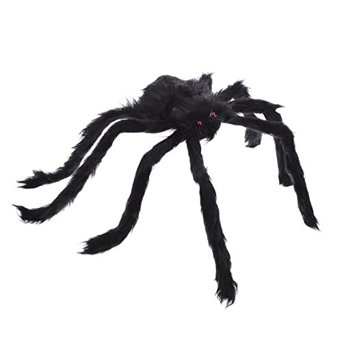 UPKOCH Simulation Spinnenspielzeug Große Halloween-spinne Simulationsspinnen Gruselige Halloween-Dekoration Halloween-Party-Requisite Halloween Streich Partytrickspielzeug Draht Black von UPKOCH