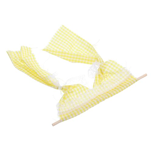 UPKOCH Simulation Spitzenvorhang Zubehör Figur winzig Vorhänge Bausatz kleinfenster gardinen puppenstubenmöbel vorhange Spitzengardinen-Modelle Mini- -Spitzenvorhangdekore Holz Yellow UPKOCH Simulation Spitzenvorhang Zubehör Figur winzig Vorhänge Bausatz kleinfenster gardinen puppenstubenmöbel vorhange Spitzengardinen-Modelle Mini- -Spitzenvorhangdekore Holz Yellow von UPKOCH