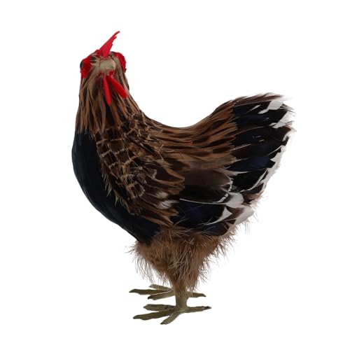 UPKOCH Simulations-hühnermodell Mini-simulationshuhn Künstliche Hühner Gastgeschenke Für Ostern DIY-ostermaterialien Ostern-vogelnest-Ornamente Mikrolandschaftshuhn Hahn Figur Schaum von UPKOCH