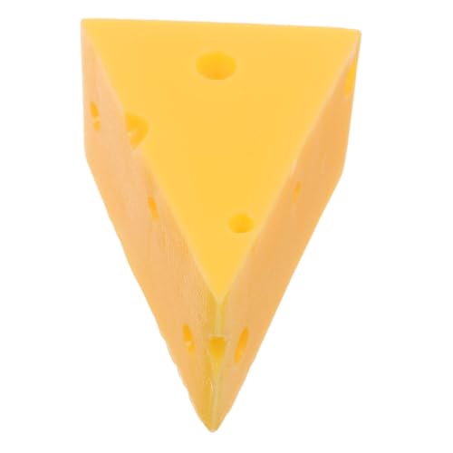 UPKOCH Simulationskäse Modell Klein Langlebig Künstlicher Käse Food Model Dekoration DIY Haus Deko Fotorequisite für Food Fotografie und Heimdeko von UPKOCH