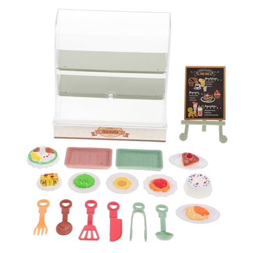 UPKOCH Puppenhaus Miniatur Kuchenständer Miniatur Bäckerei Kuchen Display Küche Rollenspiel Pädagogisches Spielzeug UPKOCH Puppenhaus Miniatur Kuchenständer Miniatur Bäckerei Kuchen Display Küche Rollenspiel Pädagogisches Spielzeug von UPKOCH