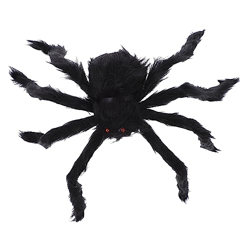 UPKOCH Simulationsspinnenspielzeug Gruselige Haarige Spinnen Halloween Spinnendekorationen Outdoor Spielzeugspinne Stofftierspinne Für Halloween Spinnen Halloween von UPKOCH