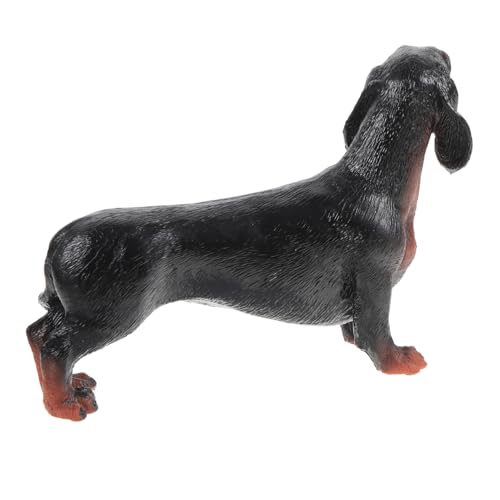 UPKOCH Simuliertes Dackelmodell Tierfiguren tierisches Dackel Hundefiguren in Loser Schüttung Hündchen Figur Süße Hundespielzeug Dackelfigur Plastik Schwarz UPKOCH Simuliertes Dackelmodell Tierfiguren tierisches Dackel Hundefiguren in Loser Schüttung Hündchen Figur Süße Hundespielzeug Dackelfigur Plastik Schwarz von UPKOCH