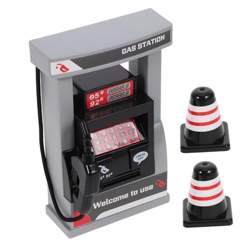 UPKOCH Simuliertes Tankstellen mit Miniatur Roadblocks Realistische Gasstation für Puppenhaus mit Abgerundeten Kanten für Rollenspiele zu Hause Kinderzimmer UPKOCH Simuliertes Tankstellen mit Miniatur Roadblocks Realistische Gasstation für Puppenhaus mit Abgerundeten Kanten für Rollenspiele zu Hause Kinderzimmer von UPKOCH