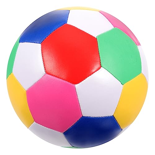 UPKOCH Soft Kid Soccer Ball Bunter Kleinkindfußball für Drinnen und Draußen Sicher und Leise für Kleine Fördert Interaktion und Körperliche Aktivität UPKOCH Soft Kid Soccer Ball Bunter Kleinkindfußball für Drinnen und Draußen Sicher und Leise für Kleine Fördert Interaktion und Körperliche Aktivität von UPKOCH