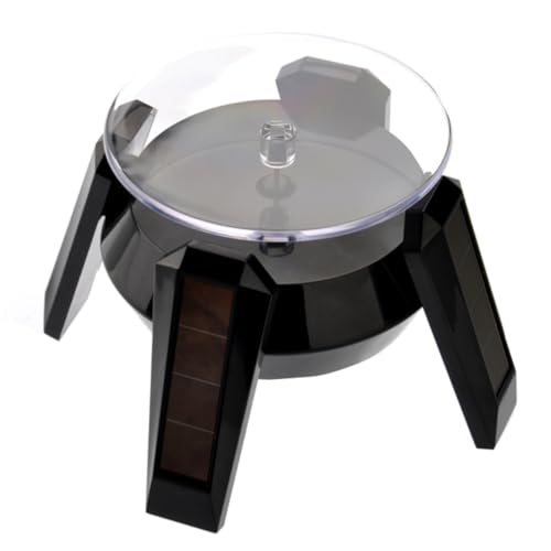 UPKOCH Solarbetriebener drehbarer Display drehteller aus Abs Kunststoff Batteriebetrieben mit Solarantrieb für Handy Uhren Schmuck für Einzelhandel Ausstellungen in Schwarz UPKOCH Solarbetriebener drehbarer Display drehteller aus Abs Kunststoff Batteriebetrieben mit Solarantrieb für Handy Uhren Schmuck für Einzelhandel Ausstellungen in Schwarz von UPKOCH