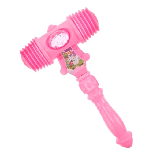 UPKOCH Spiel Cartoon Hammer Mit Sound Quietschende Hämmer Kinderspielzeug Interaktives Kleinkindhämmer Clownhämmer Kinderhammer Babyspielzeug Gefälschter Hammer Kunststoff Rosy von UPKOCH