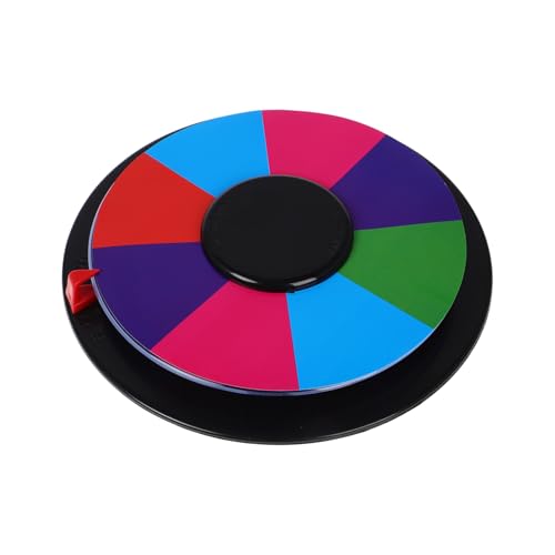 UPKOCH Spiel Plattenspieler interaktives -Spiel Spinnrad Farbkreis für den Unterricht Schicksalsrad Sich drehendes Preisrad Spielrad Plastik UPKOCH Spiel Plattenspieler interaktives -Spiel Spinnrad Farbkreis für den Unterricht Schicksalsrad Sich drehendes Preisrad Spielrad Plastik von UPKOCH