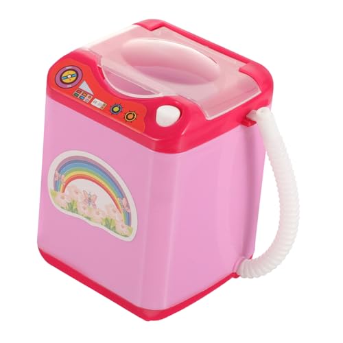 UPKOCH Mini Waschmaschine Spielzeug Pädagogisches Kinder Spielzeug Make-up Pinsel Rolle-Spiel Spiel Regenbogen Batterie von UPKOCH