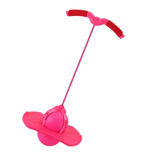 UPKOCH Sportzubehör Kinderspielzeug Kindersportspielzeug Sportspielzeug Für Draußen Lustiges Kindersportspielzeug Springball Mit Griff Gymnastikball Rosa von UPKOCH